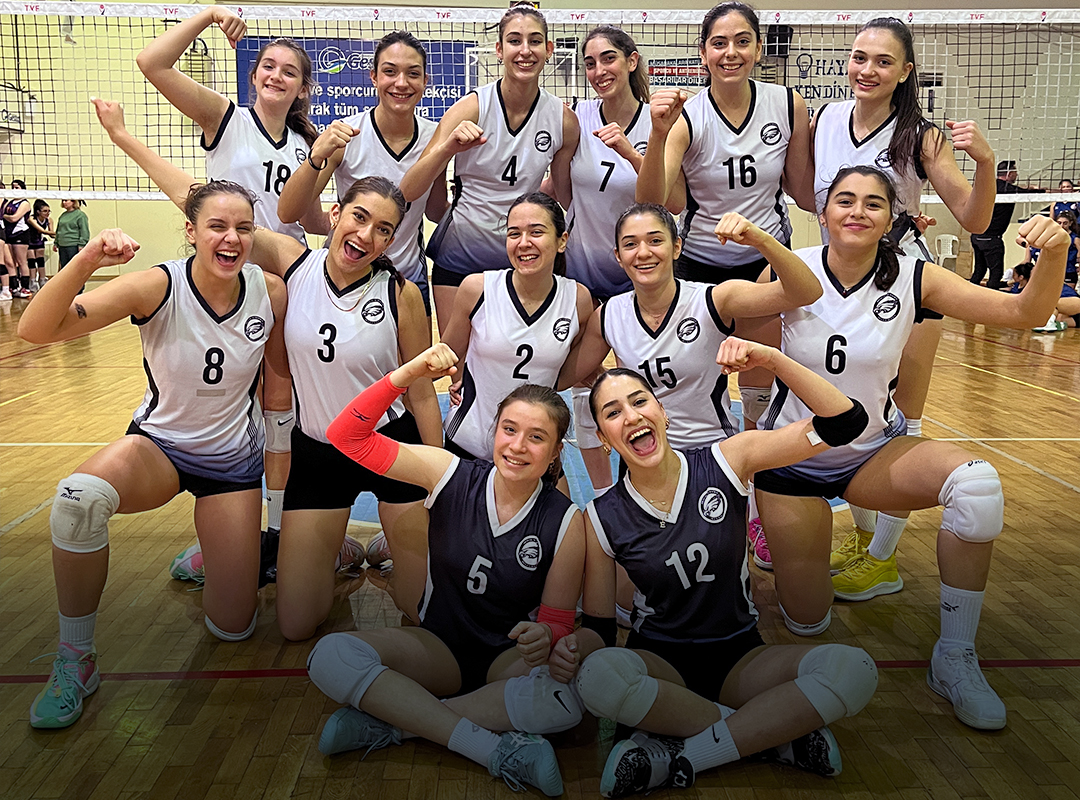 Our Volleyball A Team came first in the Turkey Championship group competitions