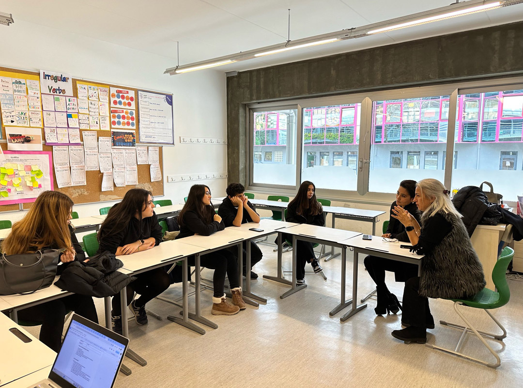 CIP GAYA Nursing Home Group students held an introductory meeting with the Headmistress of the N. Home, Dr. Gaye ÖZ ESMERAY.