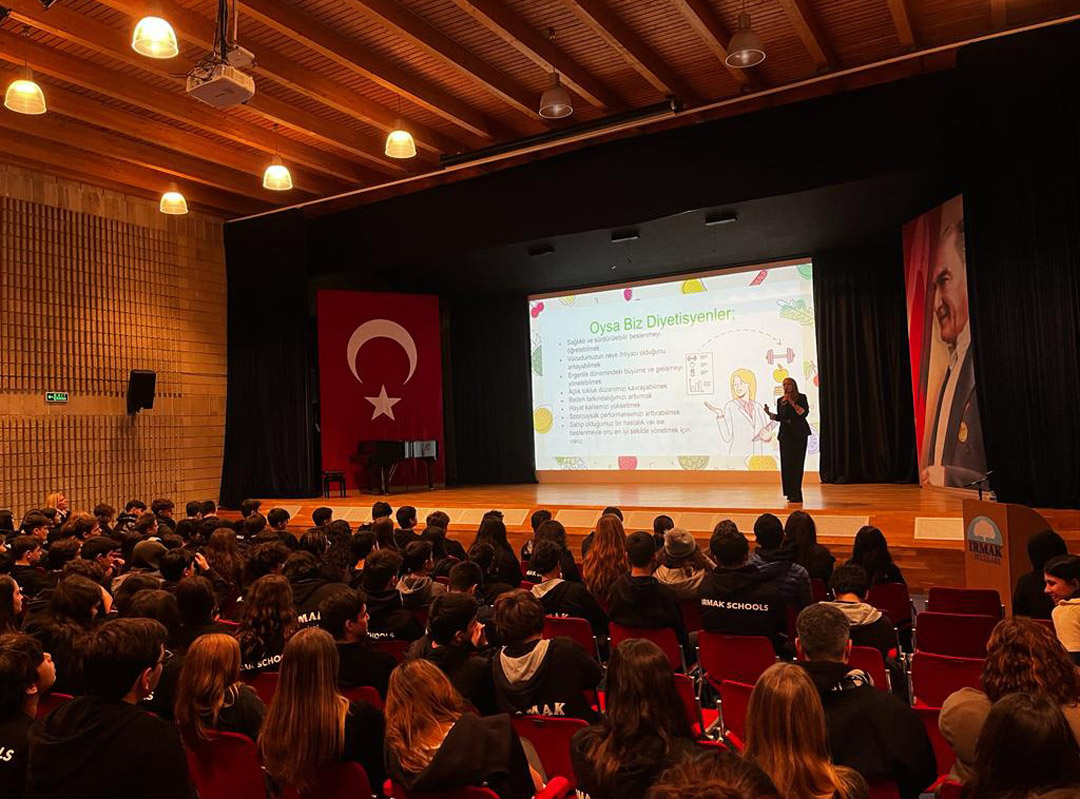 Irmak Okulu Öğrencileri Sağlıklı Beslenme Seminerine Katıldı