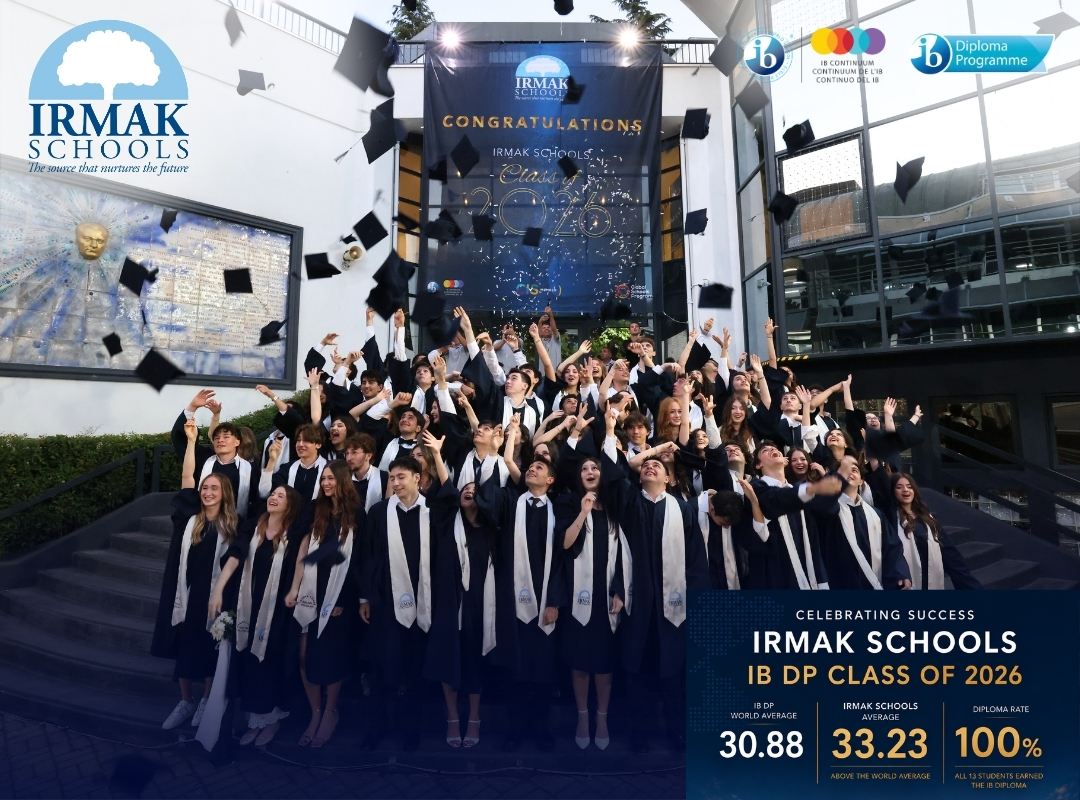 Irmak Okulları IB DP 2026 Mezunlarından %100 Diploma Başarısı