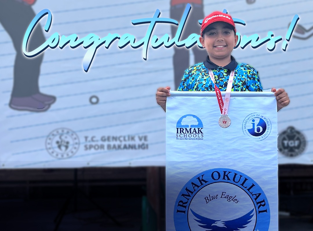 Emir Souidi ranked second in Turkey in the inter-school golf tournament