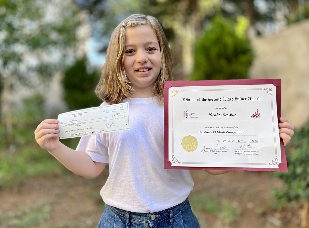 5th grade student Deniz Kaşbaş’s International Music Success