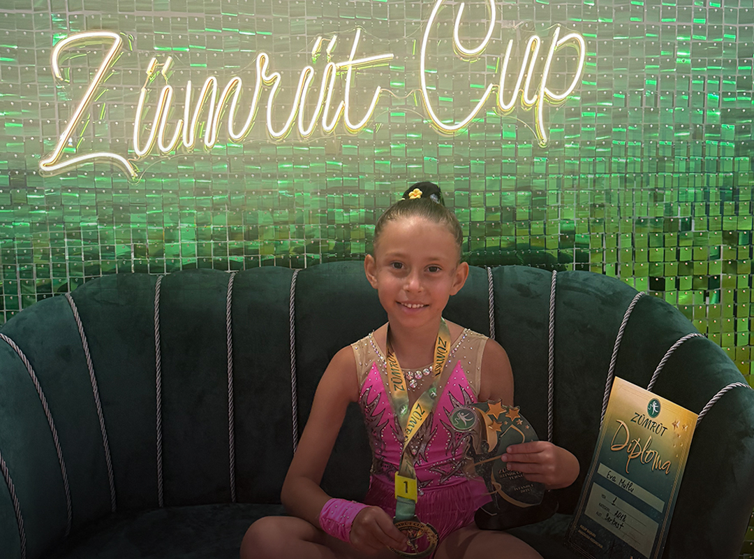 Eva Mutlu Takes First Place in Rhythmic Gymnastics!